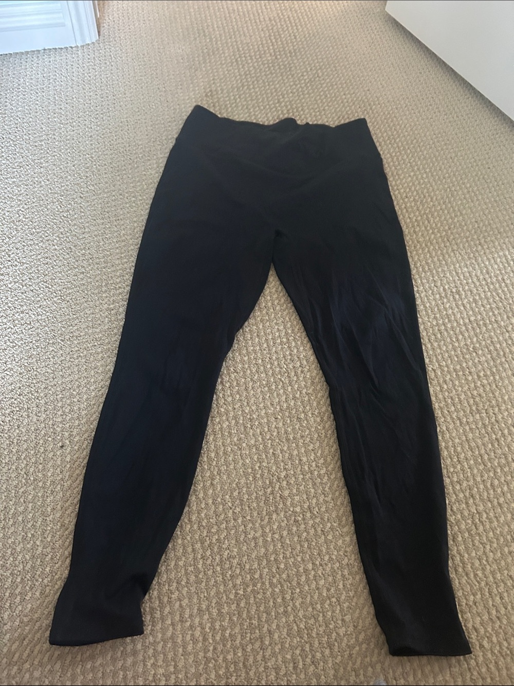 Black High-Waist Performance Leggings fabletics